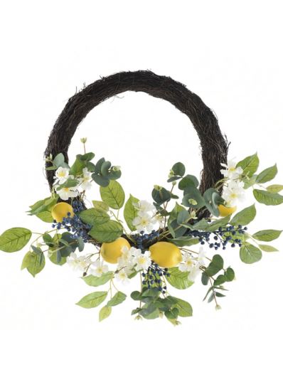 WIANEK Z CYTRYNAMI 36CM LIU506 YELLOW