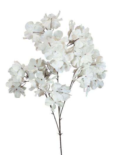 HORTENSJA JESIENNA GAŁĄZKA 84CM OLD WHITE