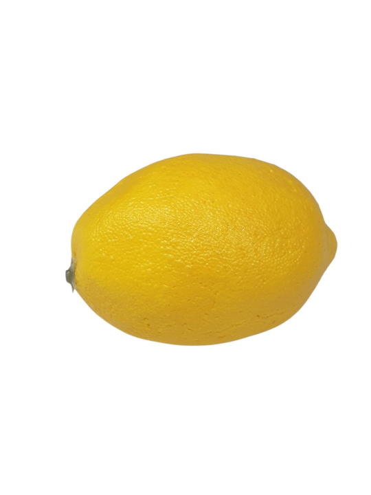 CYTRYNA SZTUCZNA 8CM X 6CM SZTUCZNY OWOC YELLOW