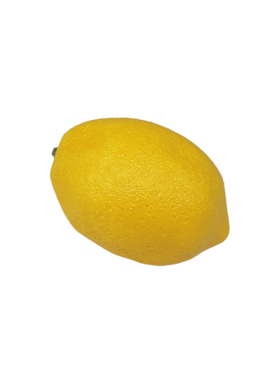 CYTRYNA SZTUCZNA 8CM X 6CM SZTUCZNY OWOC YELLOW