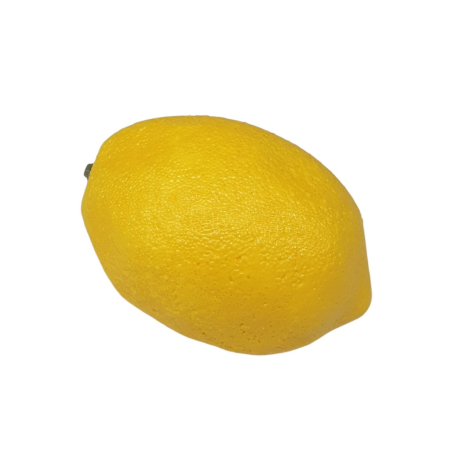CYTRYNA SZTUCZNA 8CM X 6CM SZTUCZNY OWOC YELLOW