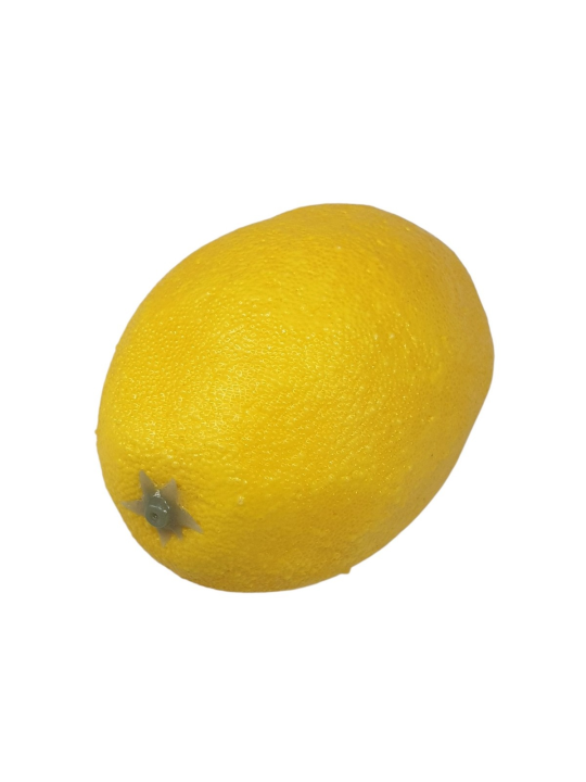 CYTRYNA SZTUCZNA 8CM X 6CM SZTUCZNY OWOC YELLOW