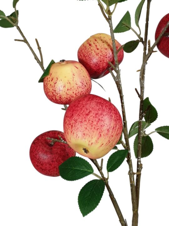 JABŁKA GAŁĄZKA Z OWOCAMI 90CM RED YELLOW