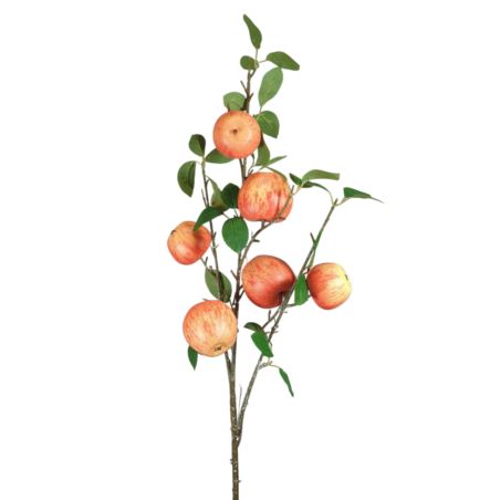 JABŁKA GAŁĄZKA Z OWOCAMI 90CM SALMON YELLOW