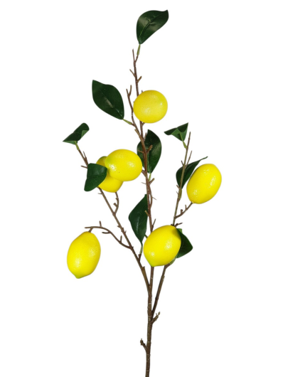 CYTRYNA GAŁĄZKA MATOWE OWOCE 92CM YELLOW