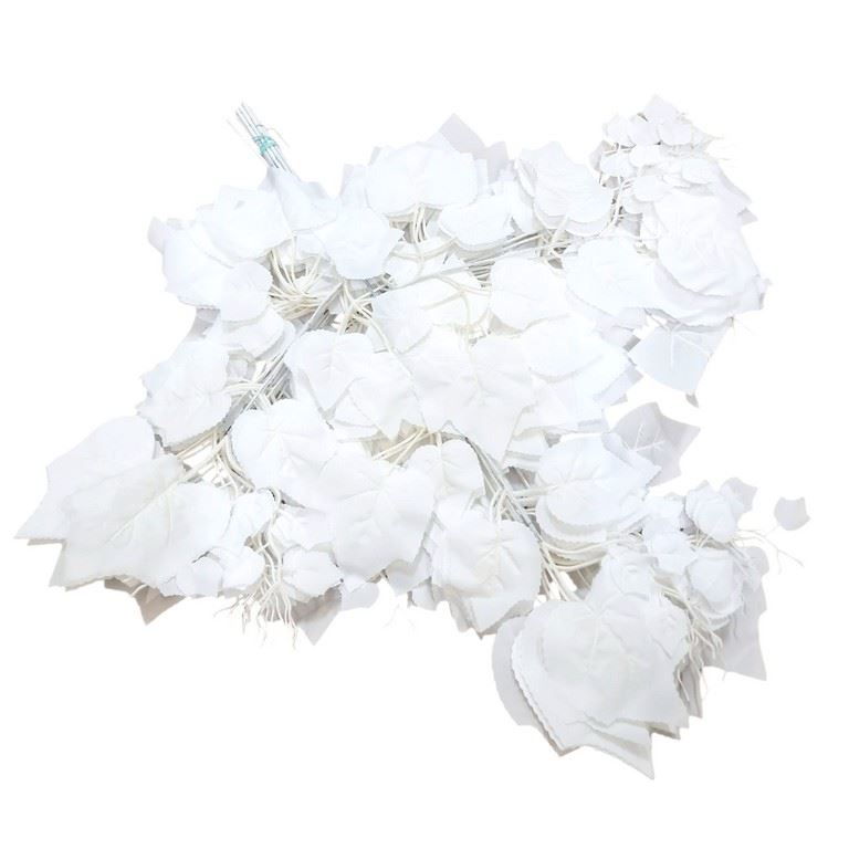 WINOROŚL GAŁĄZKA 67CM 30LIŚCI WHITE