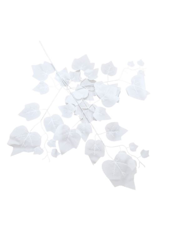WINOROŚL GAŁĄZKA 67CM 30LIŚCI WHITE