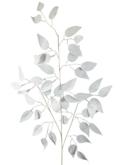 FIKUS BENJAMIN GAŁĄZKA LIŚĆ DROBNY 55CM WHITE