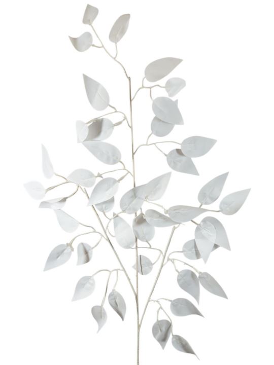 FIKUS BENJAMIN GAŁĄZKA LIŚĆ DROBNY 55CM WHITE