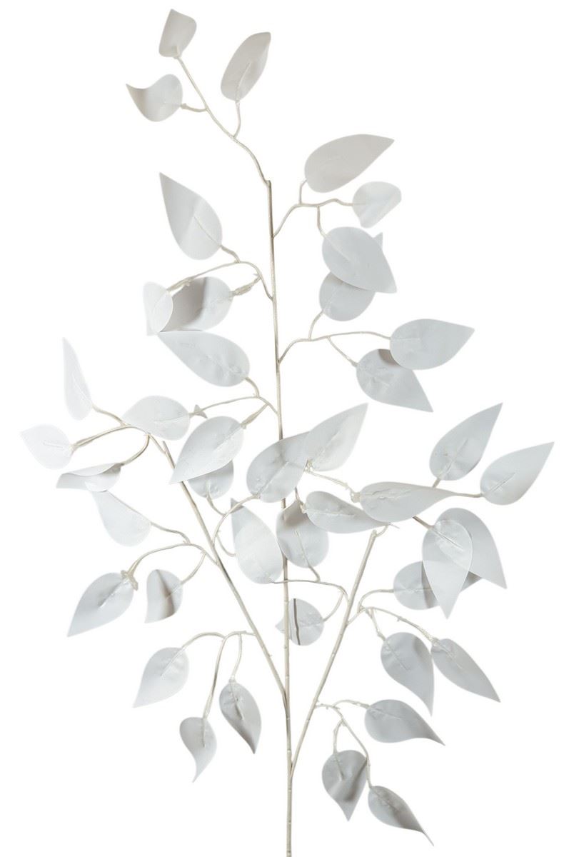 FIKUS BENJAMIN GAŁĄZKA LIŚĆ DROBNY 55CM WHITE