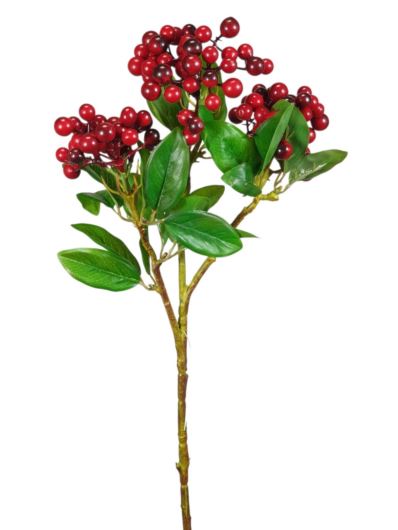 JARZĘBINA GAŁĄZKA 60CM RED BURGUNDY