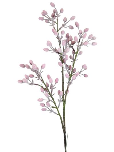 GAŁĄZKA FLOKOWANE OWOCE PODŁUŻNE 80CM VIOL