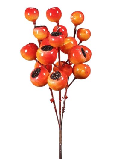 PĘCZEK JESIENNYCH GAŁĄZEK OWOCOWYCH 18CM ORANGE