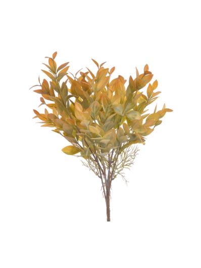 RUSKUS BUKIET DODATEK 37CM OLD YELLOW GREEN