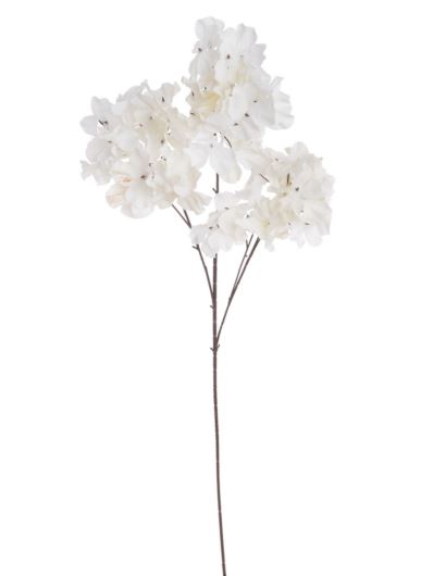 HORTENSJA JESIENNA GAŁĄZKA 84CM OLD WHITE