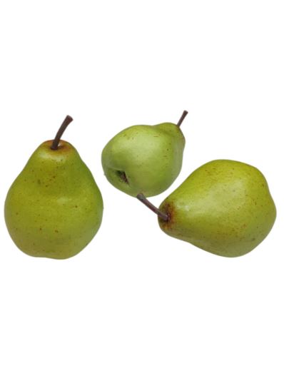 GRUSZKA SZTUCZNA WYS.10CM ŚR.7CM GREEN