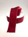 WSTĄŻKA VELVET SZER. 38MM DŁ.9M BURGUNDY