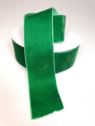 WSTĄŻKA VELVET SZER. 38MM DŁ.9M DK GREEN