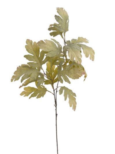 LIŚCIE DĘBU GAŁĄZKA 100CM OLD GREEN YELLOW