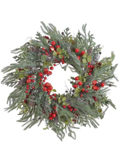 Wianek z głogiem -sztucz.rośl.