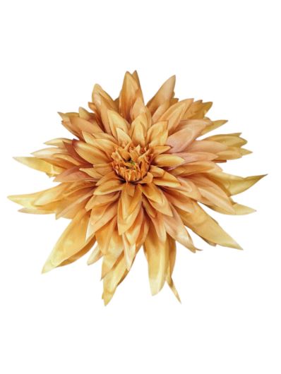 DALIA VINTAGE GŁOWA 19CM GOLD YELLOW