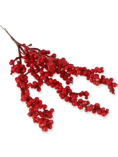 KULECZKI BERRIES GAŁĄZKA 34CM / 4264 RED