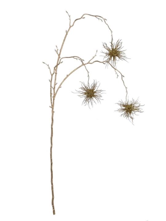 JEŻOWIEC GAŁĄZKA 90CM NCG007 GOLD GLITTER