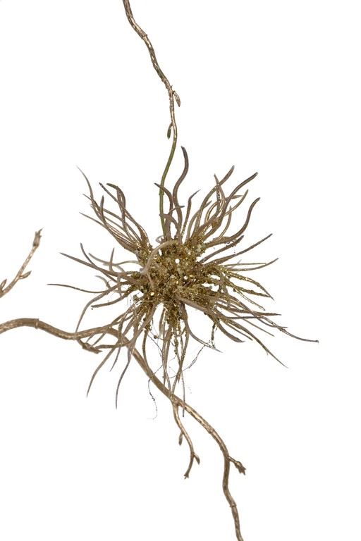 JEŻOWIEC GAŁĄZKA 90CM NCG007 GOLD GLITTER