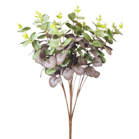 EUKALIPTUS BUKIET 49CM GREEN VIOLET BROWN