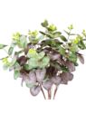 EUKALIPTUS BUKIET 49CM GREEN VIOLET BROWN