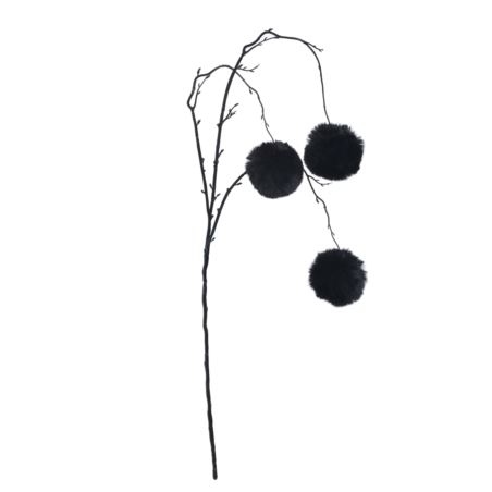 POMPONY GAŁĄZKA ŚWIĄTECZNA 90CM NCG020 BLACK