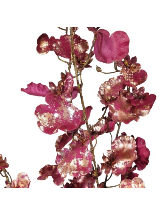 ŚWIĄTECZNE ONCYDIUM 90CM BURGUNDY GOLD