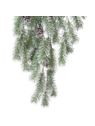 ŚWIĄTECZNY ZWIS Z SZYSZKAMI 100CM WHITE GREEN
