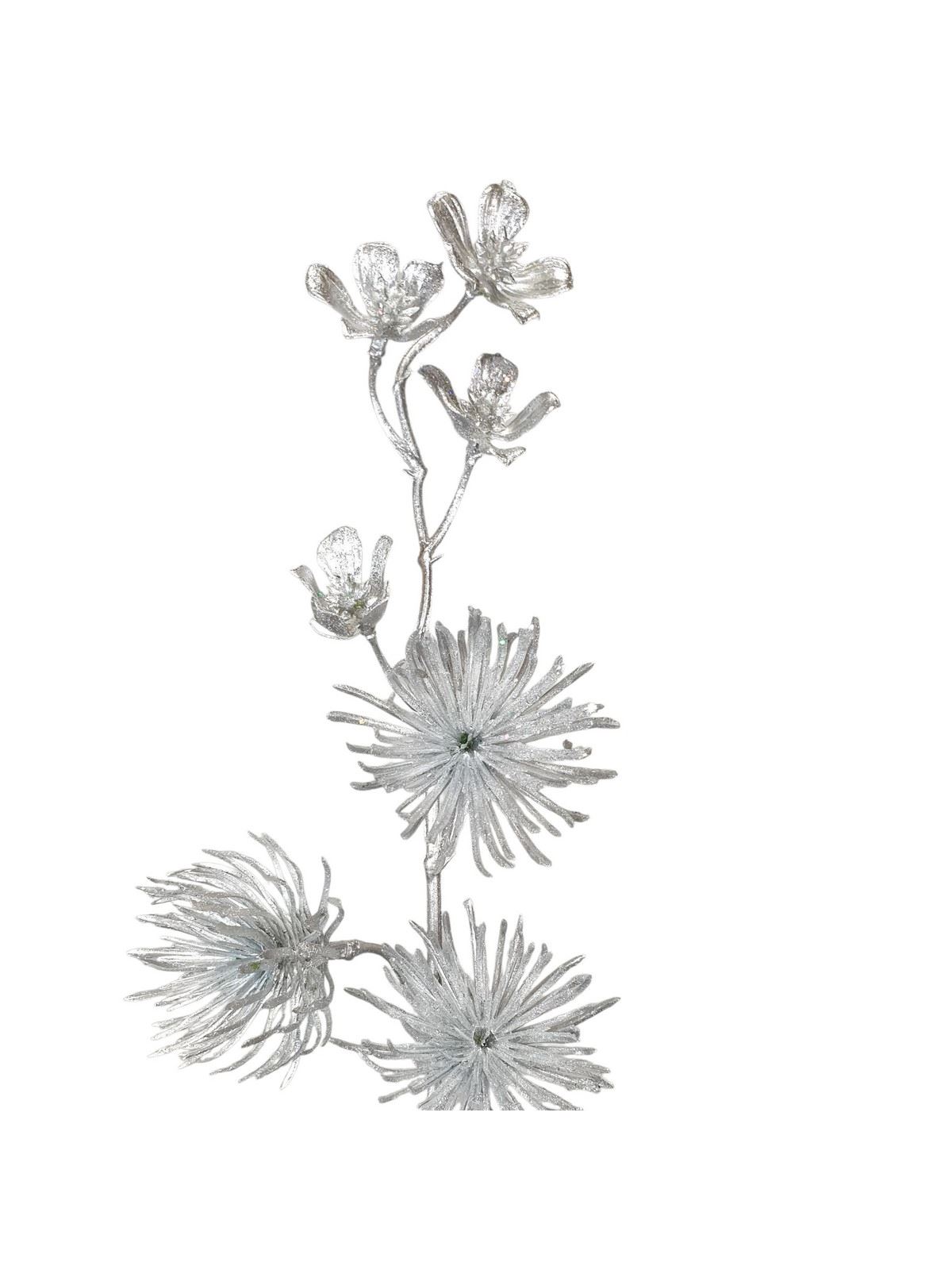 GAŁĄZKA ŚWIĄTECZNA 78CM CV37055 SILVER