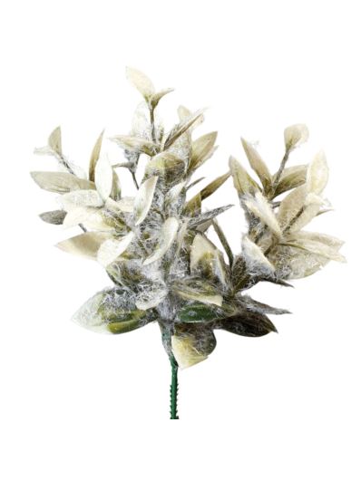 RUSKUS PIK 26CM WHT GREEN SNOW GLITTER