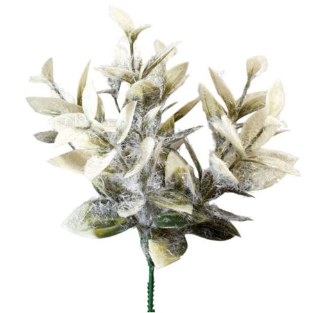 RUSKUS PIK 26CM WHT GREEN SNOW GLITTER