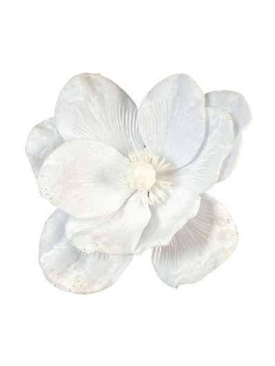 MAGNOLIA NA PIKU VELVET 16CM ŚR. WHITE
