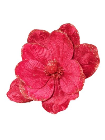MAGNOLIA NA PIKU VELVET 16CM ŚR. RED