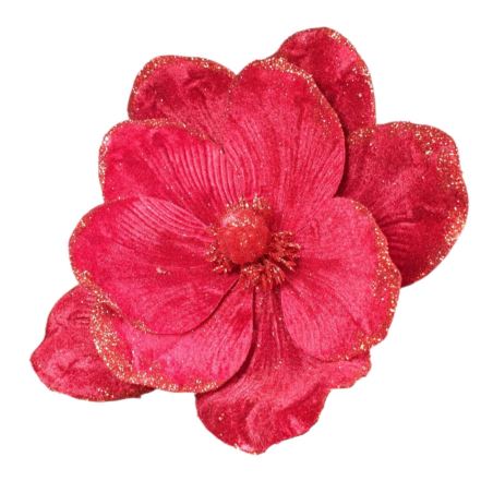 MAGNOLIA NA PIKU VELVET 16CM ŚR. RED