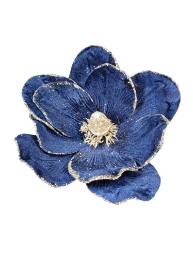 MAGNOLIA NA PIKU VELVET 16CM ŚR. NAVY BLUE