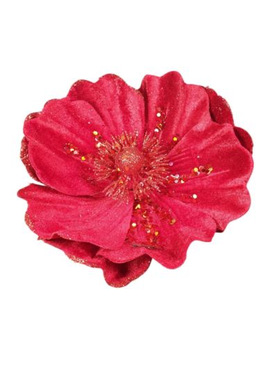 MAGNOLIA NA PIKU VELVET 15CM ŚR. RED
