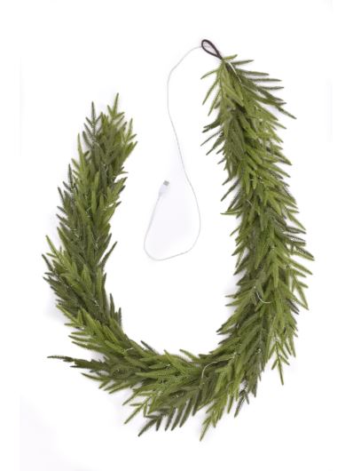 GIRLANDA ŚWIERK 180CM LED XYD035 GREEN