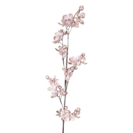 GAŁĄZKA CHERRY PEARL 96CM CV37420 PEARL OLD PINK