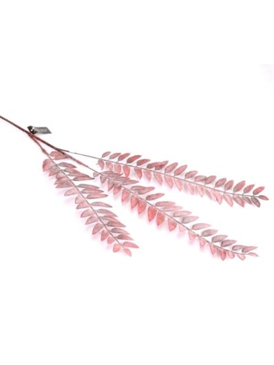 GAŁĄZK AZ LISTKAMI GUMOWANA 82CM POWDER MAUVE