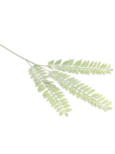 GAŁĄZK AZ LISTKAMI GUMOWANA 82CM POWDER GREEN