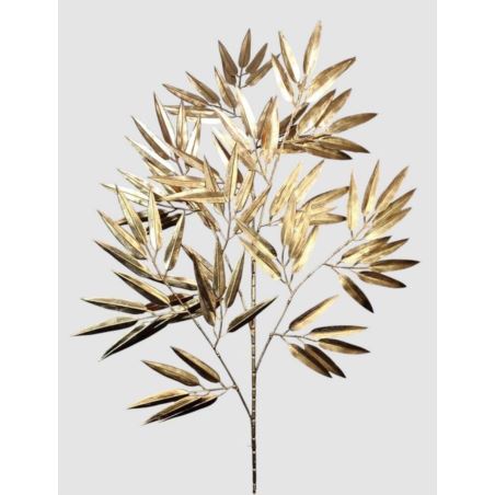 BAMBUS LIŚĆ GAŁĄZKA METALIZOWANA 98CM METALIC GOLD