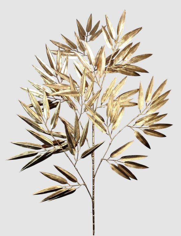 BAMBUS LIŚĆ GAŁĄZKA METALIZOWANA 98CM METALIC GOLD
