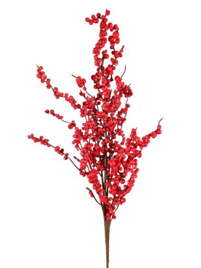 IRGA DROBNE OWOCKI GAŁĄZKA 56CM RED