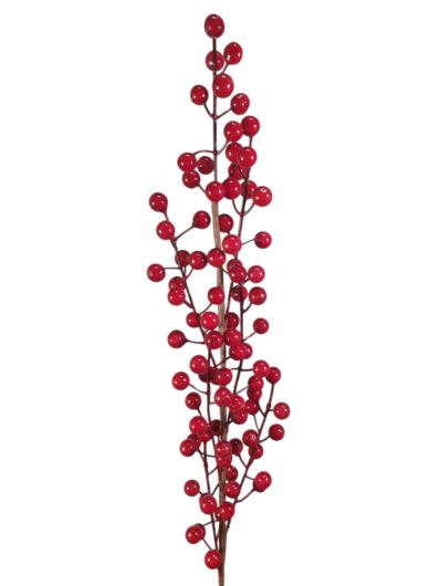GAŁĄZKA Z OWOCAMI 75CM RED