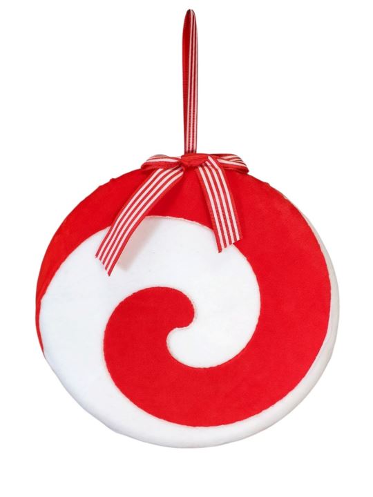 ZAWIESZKA TWISTED LOLLIPOP 24CM RED WHITE